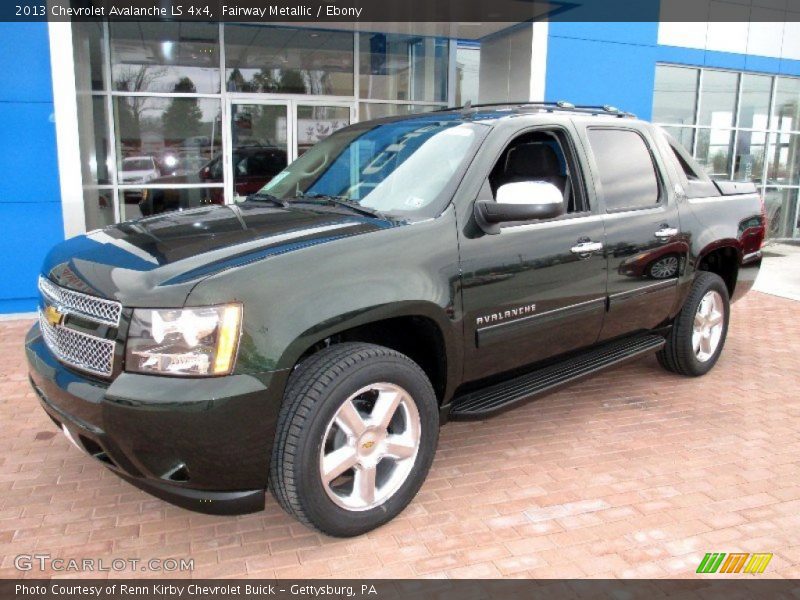 Fairway Metallic / Ebony 2013 Chevrolet Avalanche LS 4x4