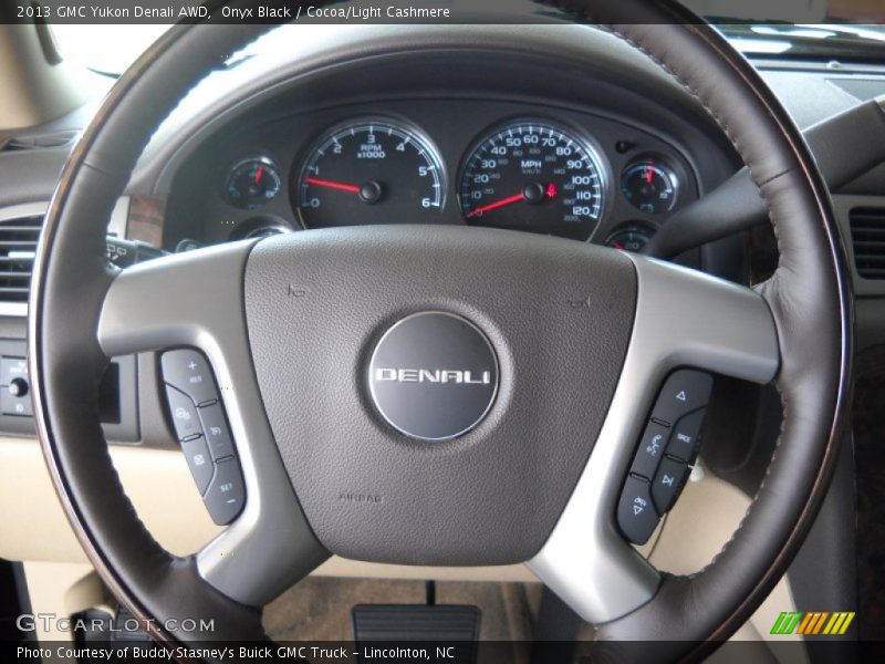 Onyx Black / Cocoa/Light Cashmere 2013 GMC Yukon Denali AWD