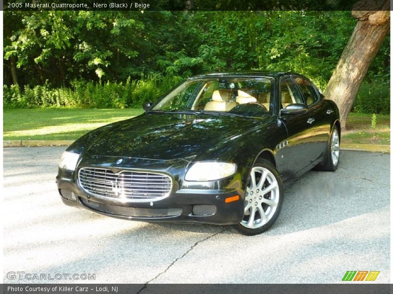 Nero (Black) / Beige 2005 Maserati Quattroporte