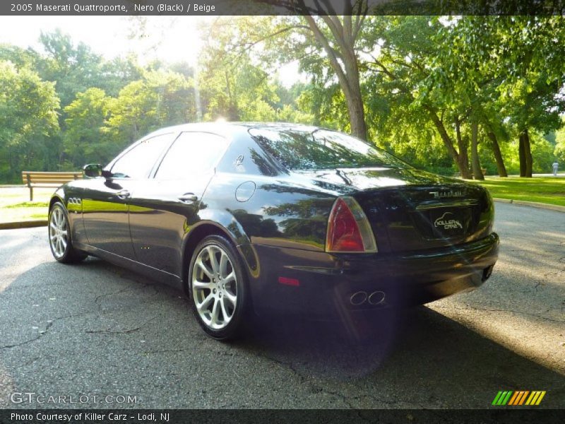 Nero (Black) / Beige 2005 Maserati Quattroporte