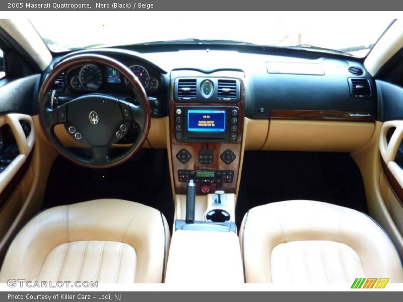 Nero (Black) / Beige 2005 Maserati Quattroporte