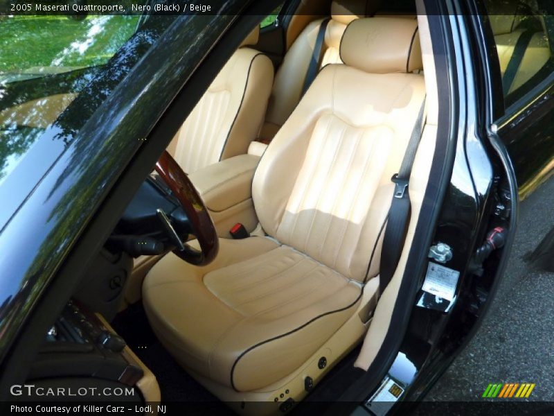 Nero (Black) / Beige 2005 Maserati Quattroporte