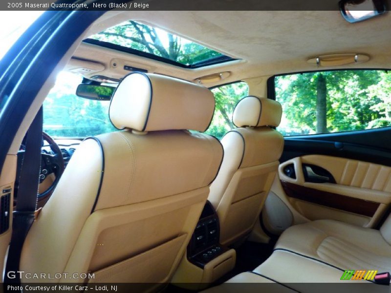 Nero (Black) / Beige 2005 Maserati Quattroporte