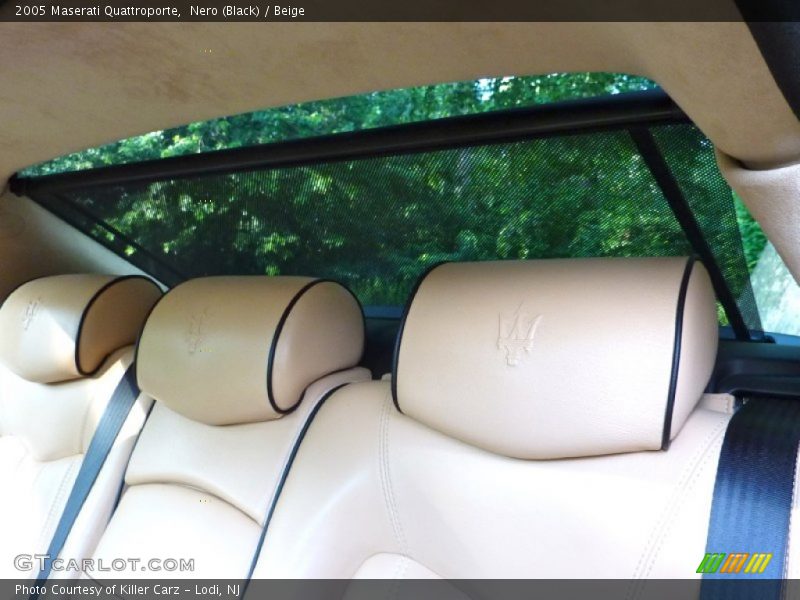 Nero (Black) / Beige 2005 Maserati Quattroporte
