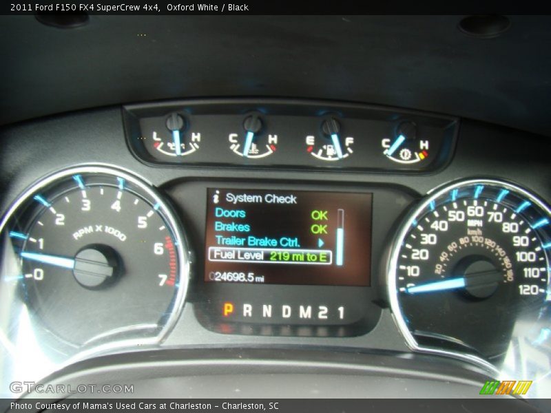 Oxford White / Black 2011 Ford F150 FX4 SuperCrew 4x4