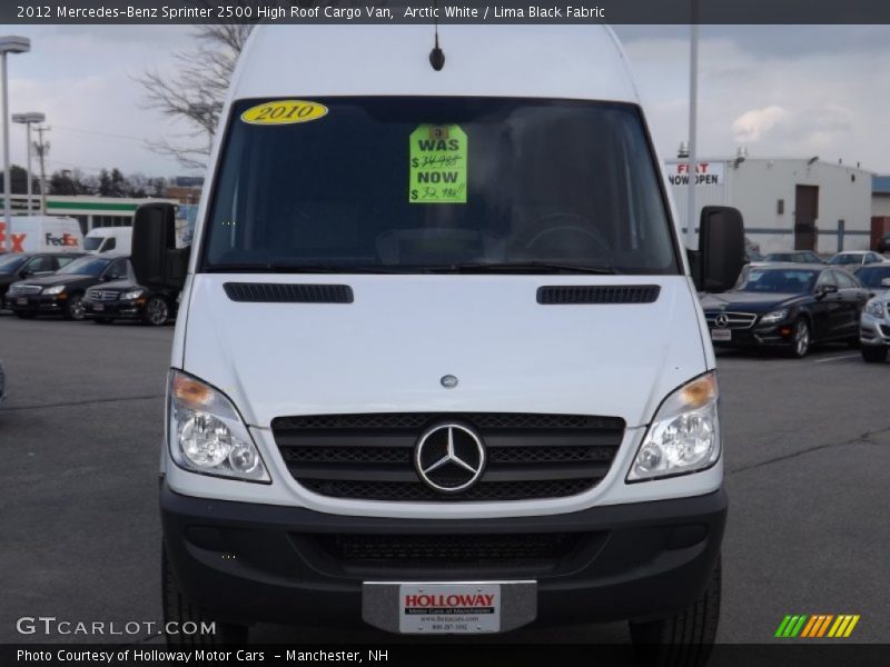 Arctic White / Lima Black Fabric 2012 Mercedes-Benz Sprinter 2500 High Roof Cargo Van