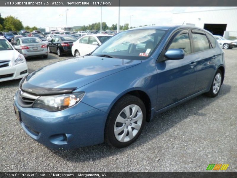 Newport Blue Pearl / Ivory 2010 Subaru Impreza 2.5i Wagon