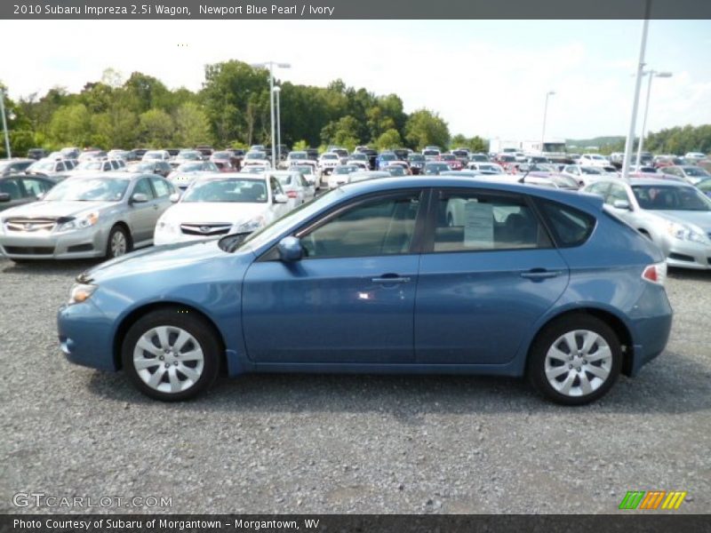 Newport Blue Pearl / Ivory 2010 Subaru Impreza 2.5i Wagon