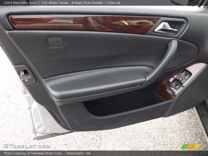 Brilliant Silver Metallic / Charcoal 2004 Mercedes-Benz C 240 4Matic Sedan
