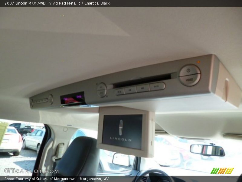 Vivid Red Metallic / Charcoal Black 2007 Lincoln MKX AWD