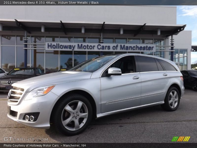 Iridium Silver Metallic / Black 2011 Mercedes-Benz R 350 4Matic
