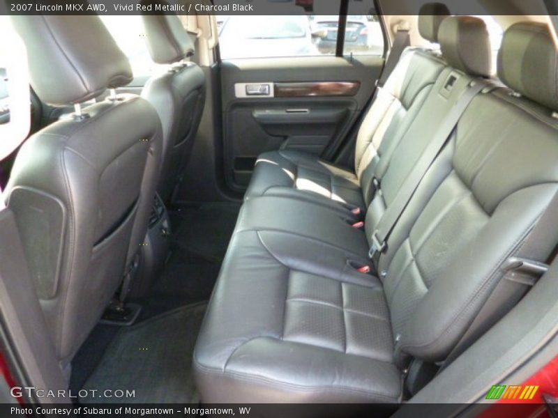 Vivid Red Metallic / Charcoal Black 2007 Lincoln MKX AWD