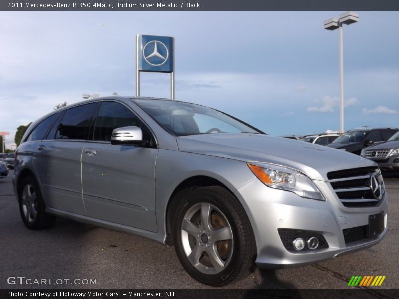 Iridium Silver Metallic / Black 2011 Mercedes-Benz R 350 4Matic