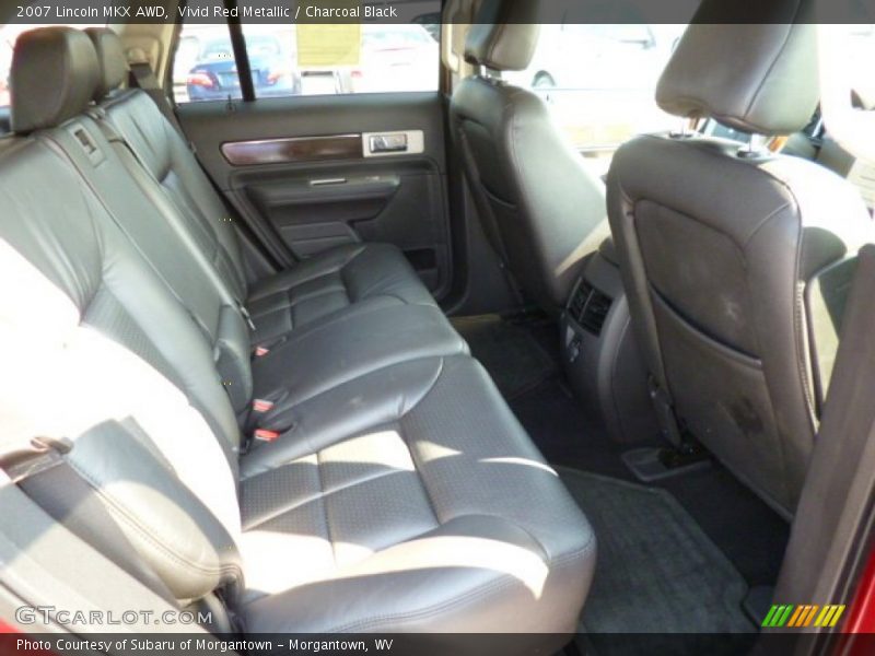 Vivid Red Metallic / Charcoal Black 2007 Lincoln MKX AWD