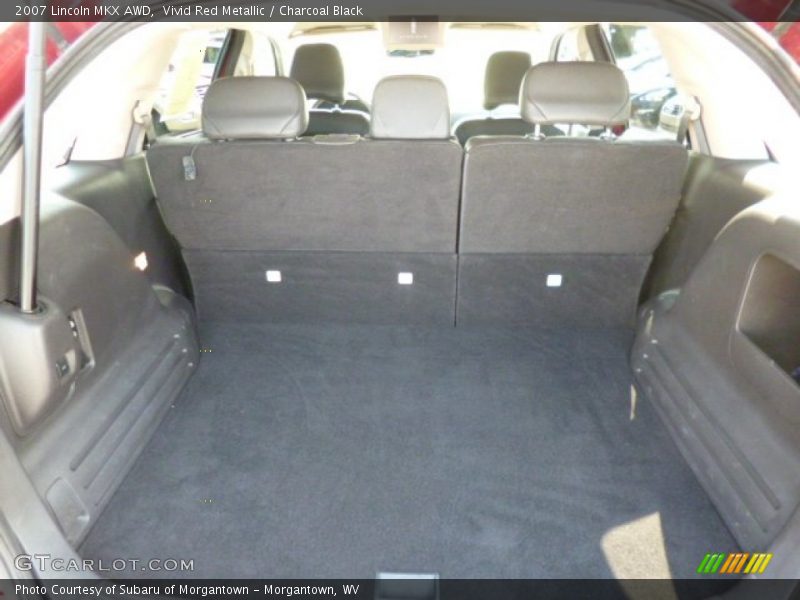 Vivid Red Metallic / Charcoal Black 2007 Lincoln MKX AWD