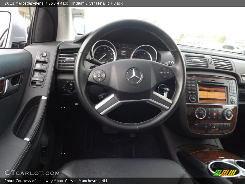 Iridium Silver Metallic / Black 2011 Mercedes-Benz R 350 4Matic