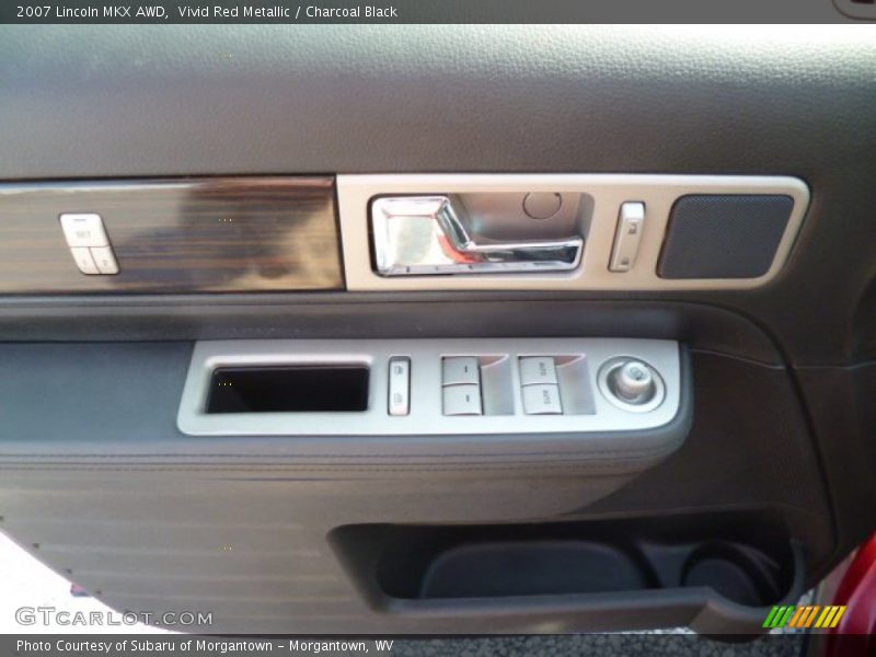 Vivid Red Metallic / Charcoal Black 2007 Lincoln MKX AWD