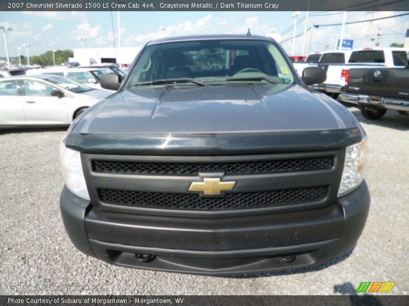 Graystone Metallic / Dark Titanium Gray 2007 Chevrolet Silverado 1500 LS Crew Cab 4x4