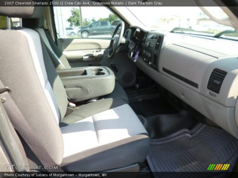 Graystone Metallic / Dark Titanium Gray 2007 Chevrolet Silverado 1500 LS Crew Cab 4x4