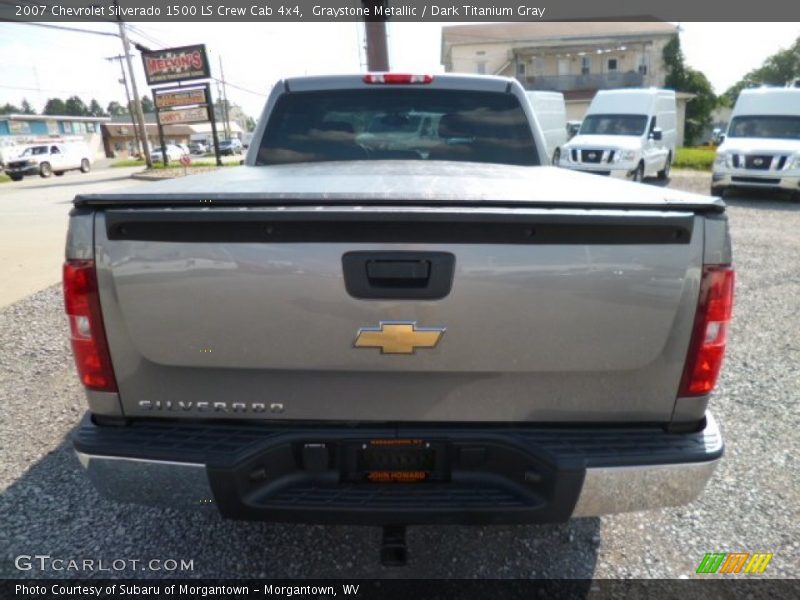 Graystone Metallic / Dark Titanium Gray 2007 Chevrolet Silverado 1500 LS Crew Cab 4x4