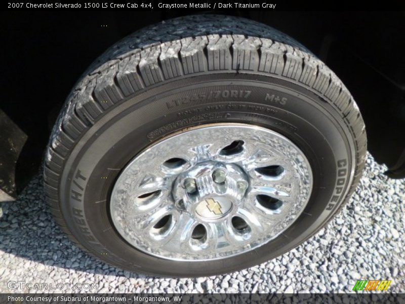 Graystone Metallic / Dark Titanium Gray 2007 Chevrolet Silverado 1500 LS Crew Cab 4x4
