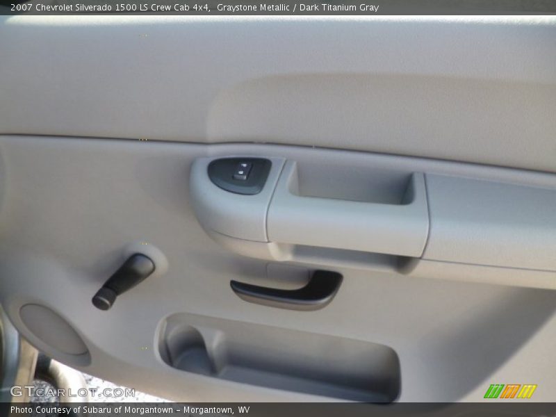 Graystone Metallic / Dark Titanium Gray 2007 Chevrolet Silverado 1500 LS Crew Cab 4x4