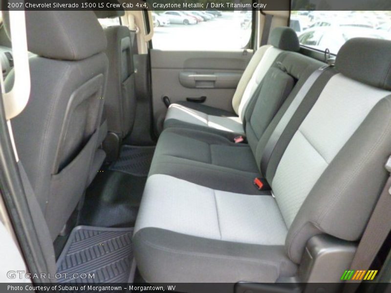 Graystone Metallic / Dark Titanium Gray 2007 Chevrolet Silverado 1500 LS Crew Cab 4x4