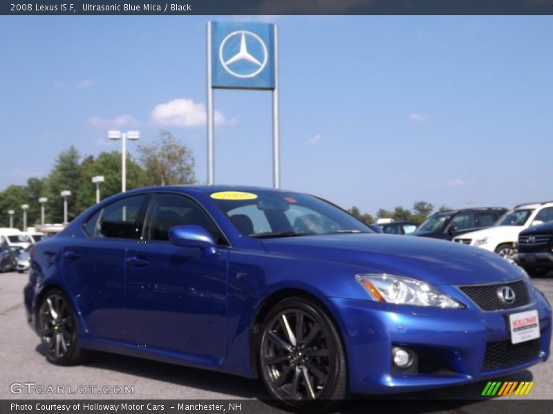 Ultrasonic Blue Mica / Black 2008 Lexus IS F