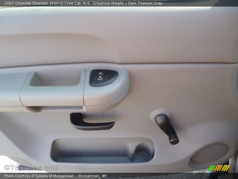 Graystone Metallic / Dark Titanium Gray 2007 Chevrolet Silverado 1500 LS Crew Cab 4x4