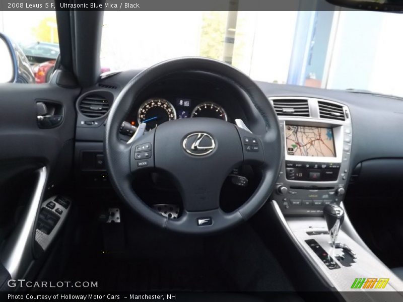 Ultrasonic Blue Mica / Black 2008 Lexus IS F