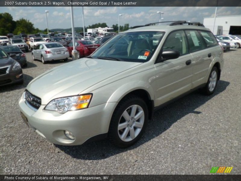 Front 3/4 View of 2007 Outback 2.5i Wagon