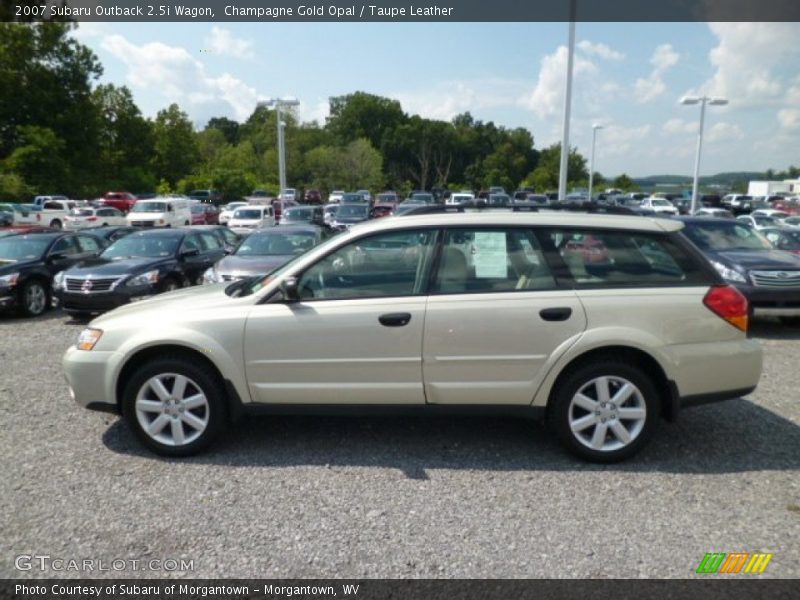  2007 Outback 2.5i Wagon Champagne Gold Opal