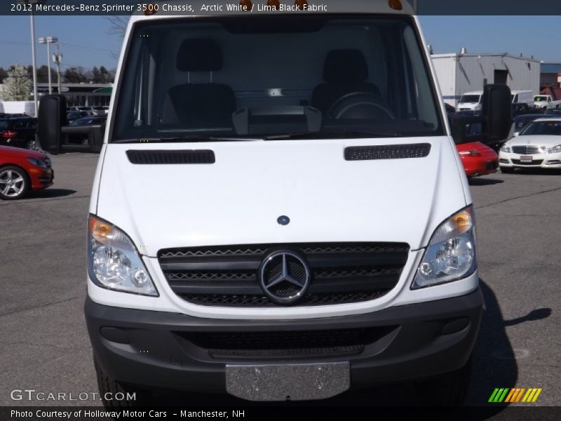 Arctic White / Lima Black Fabric 2012 Mercedes-Benz Sprinter 3500 Chassis