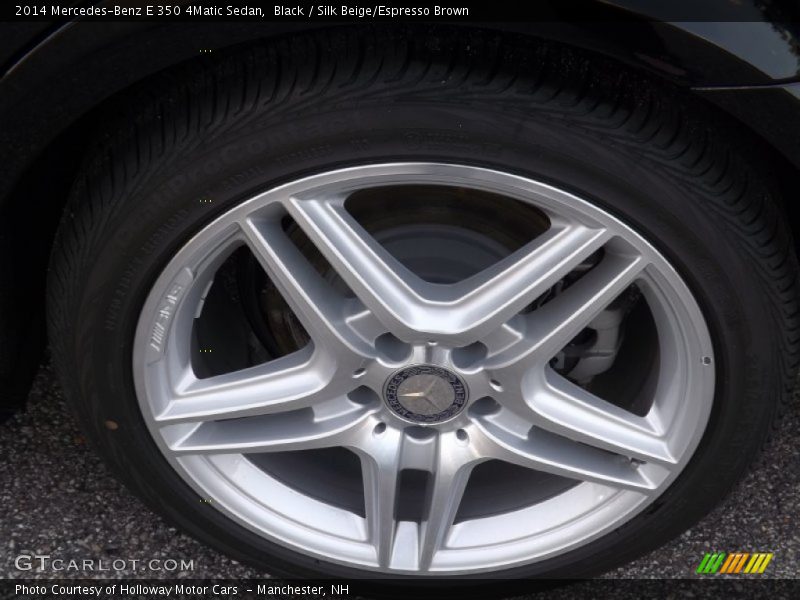 Black / Silk Beige/Espresso Brown 2014 Mercedes-Benz E 350 4Matic Sedan