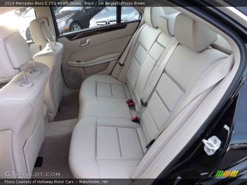 Black / Silk Beige/Espresso Brown 2014 Mercedes-Benz E 350 4Matic Sedan
