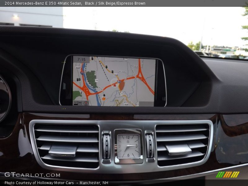 Black / Silk Beige/Espresso Brown 2014 Mercedes-Benz E 350 4Matic Sedan