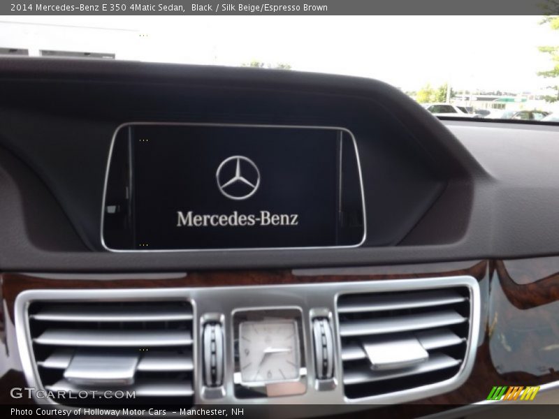 Black / Silk Beige/Espresso Brown 2014 Mercedes-Benz E 350 4Matic Sedan