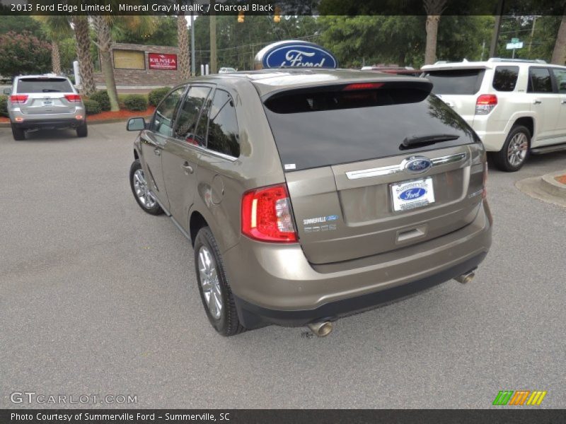 Mineral Gray Metallic / Charcoal Black 2013 Ford Edge Limited