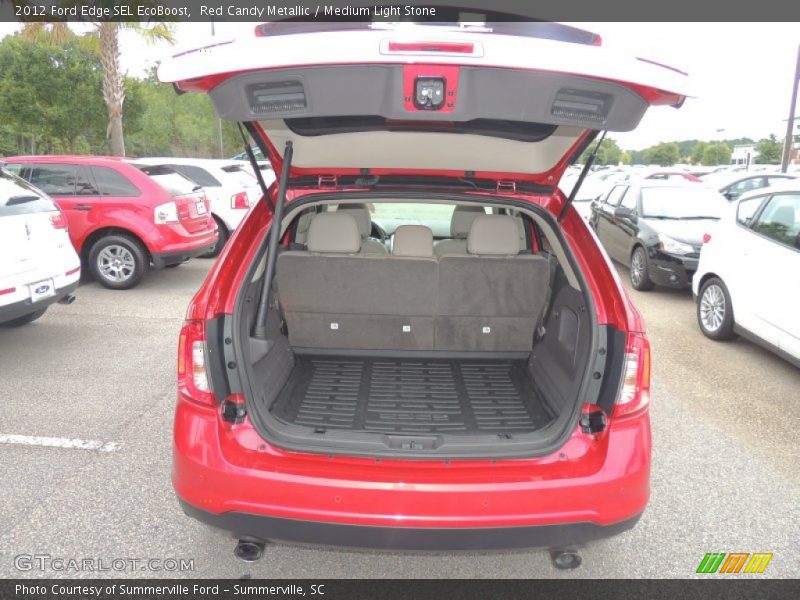 Red Candy Metallic / Medium Light Stone 2012 Ford Edge SEL EcoBoost