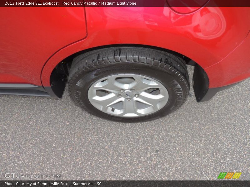 Red Candy Metallic / Medium Light Stone 2012 Ford Edge SEL EcoBoost