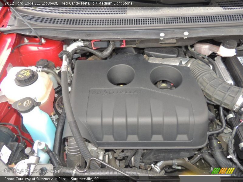 Red Candy Metallic / Medium Light Stone 2012 Ford Edge SEL EcoBoost