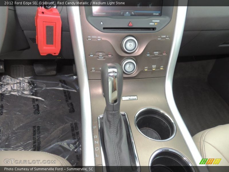 Red Candy Metallic / Medium Light Stone 2012 Ford Edge SEL EcoBoost