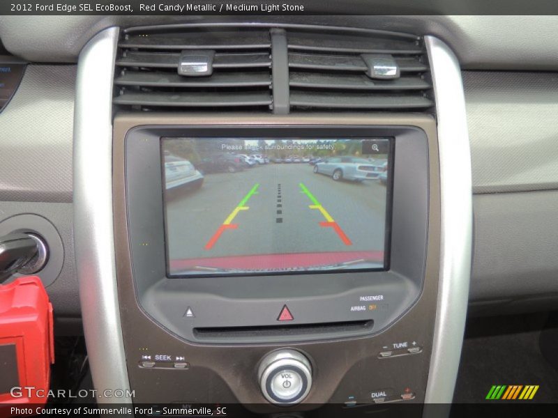 Red Candy Metallic / Medium Light Stone 2012 Ford Edge SEL EcoBoost
