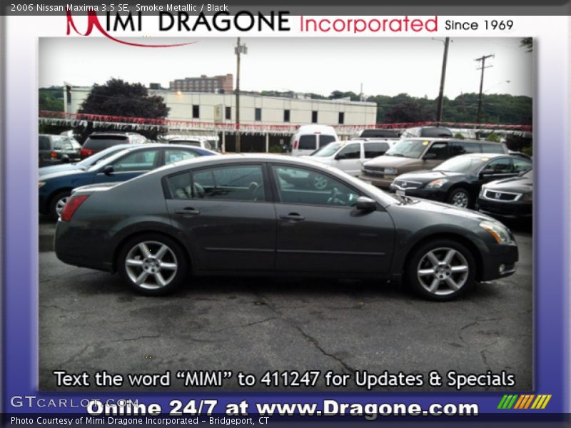 Smoke Metallic / Black 2006 Nissan Maxima 3.5 SE
