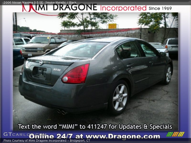 Smoke Metallic / Black 2006 Nissan Maxima 3.5 SE