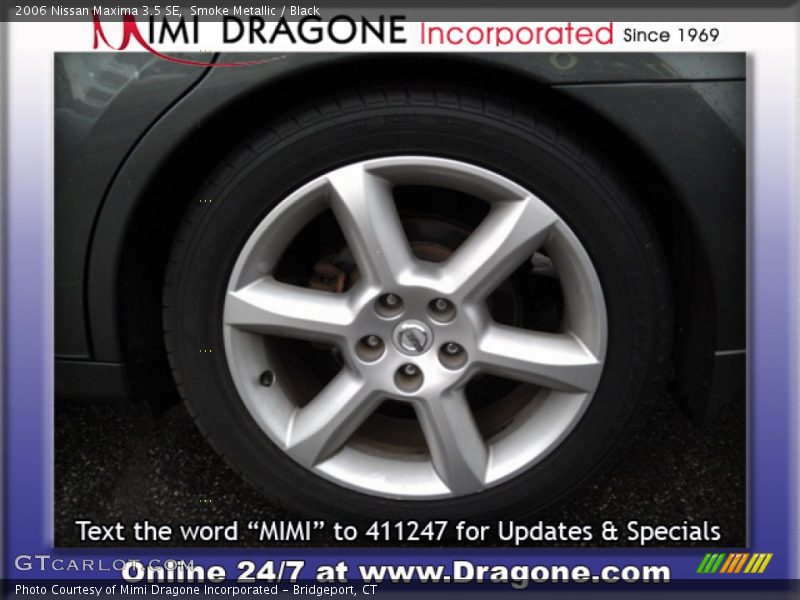 Smoke Metallic / Black 2006 Nissan Maxima 3.5 SE