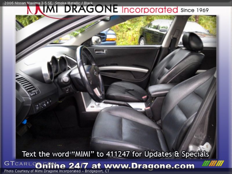 Smoke Metallic / Black 2006 Nissan Maxima 3.5 SE