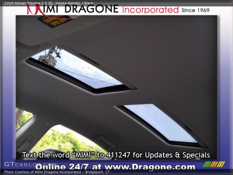 Smoke Metallic / Black 2006 Nissan Maxima 3.5 SE