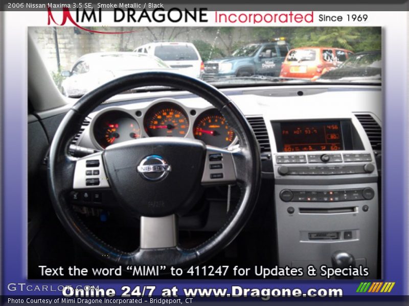 Smoke Metallic / Black 2006 Nissan Maxima 3.5 SE