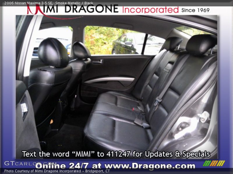 Smoke Metallic / Black 2006 Nissan Maxima 3.5 SE